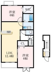 深井駅 徒歩32分 2階の物件間取画像